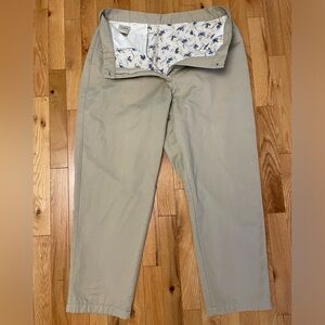 LL Bean Lined Floral Pants Size 16 Petite